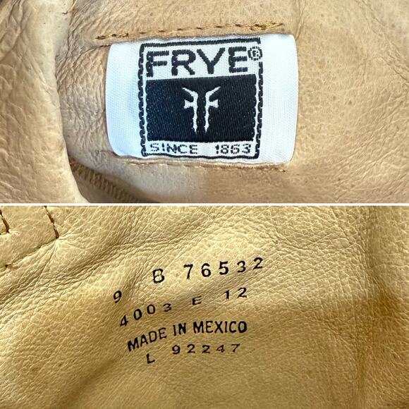 Frye Paige Tall Riding Knee High Boots Women's Brown Leather Size 9 - Picture 16 of 16